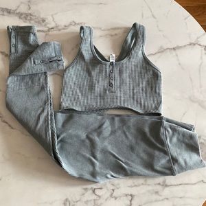 Aerie lounge set. Bralette and leggings.